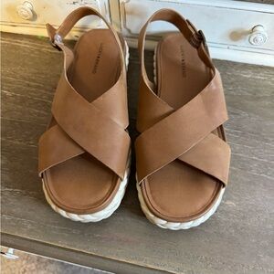 Lucky Brand Laythan Leather Sandals